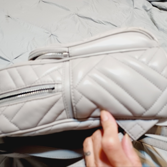 Michael Kors Abbey Medium Optic White Backpack - Picture 5 of 6